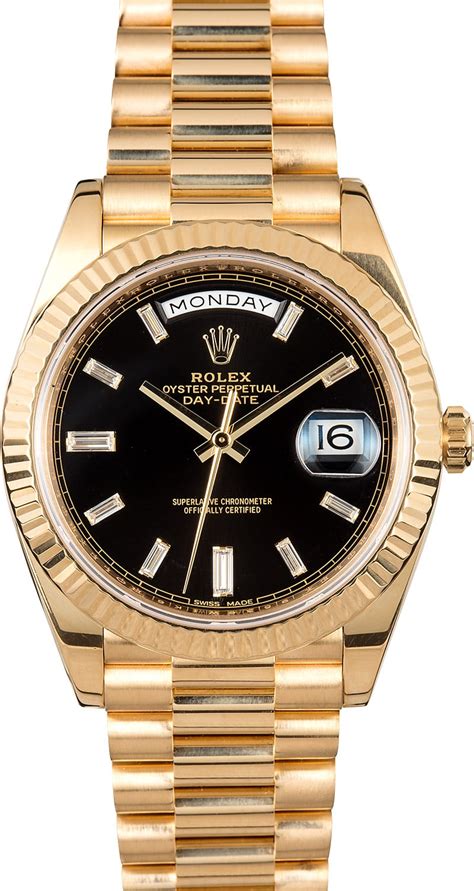 rolex day date vs president|rolex day date 40mm price.